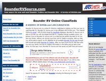 Tablet Screenshot of bounderrvsource.com